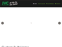 Tablet Screenshot of jvcdecks.com